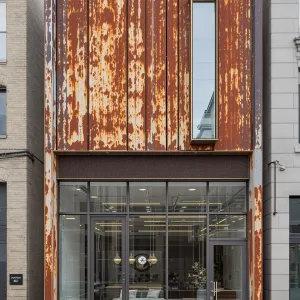 Rusted Elegance Meets Urban Innovation
