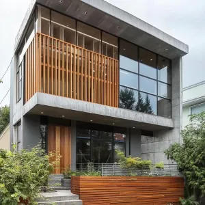 Modern Marvel: Concrete Meets Coziness