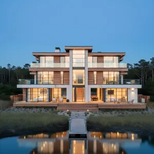 Harborfront Terraces With Lantern Core