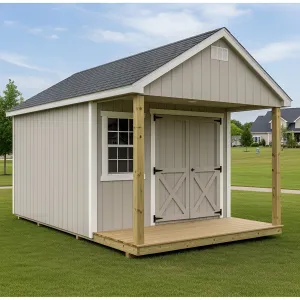 Compact Creamy Oasis With a Sunny Deck