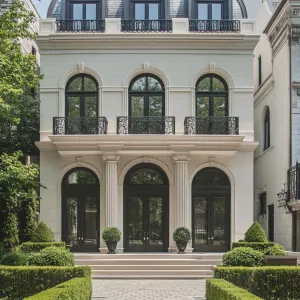 Neoclassical Grace with Topiary Giggles