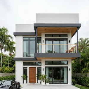 Palmfront Terrace Minimal Home