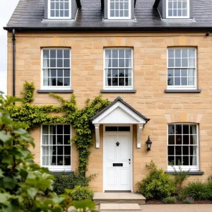 Georgian Delight with Ivy and Windows Galore