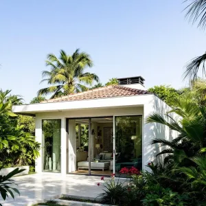 Serene Escape Among Lush Tropics