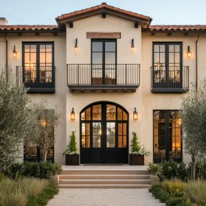 Arched Elegance Meets Olive Greens