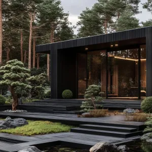 Chic Forest Haven: The Modern Villa Paradise
