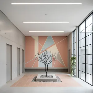 Geometric Wonderland: The Art House Atrium