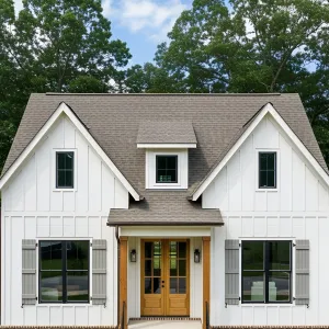 Charming Gabled Getaway with a Brick Smile