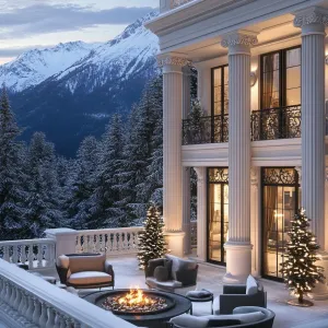 Winter Wonderland of Columns
