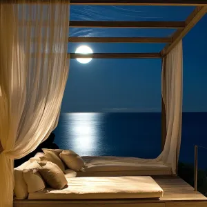 Moonlit Serenity: A Seaside Dreamscape