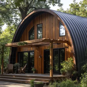 Quaint Quonset Curvature in Nature