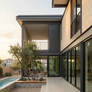 Desert Courtyard Oasis Pavilion