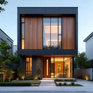 Sophisticated Simplicity with a Wooden Wonder