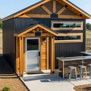 Rustic Oasis with a Modern Twist