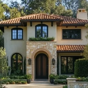 Charming Archways and Leafy Embrace