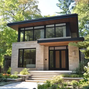 Two-Story Stone Serenity