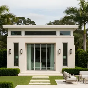 Contemporary Poolside Haven