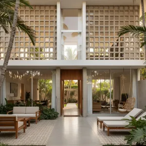 Contemporary Haven Amongst Palms
