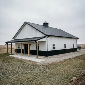 Graphite Eaves Prairie Barnhome