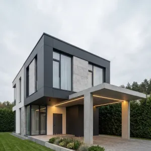 Graphite Terrace Home With Lean Carport