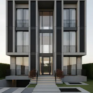 Portal Column Balcony Grid