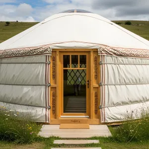 Yurtastic Habitat: A Cozy Canvas Abode