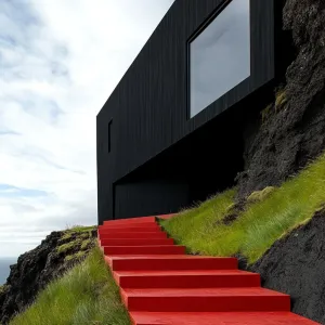 Crimson Path to the Summit