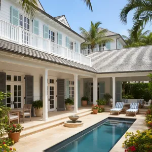 Azure Shutters Courtyard Villa