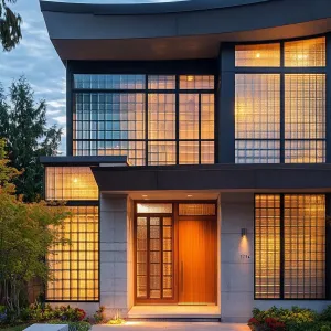 Ethereal Lantern: The Glass Block Abode