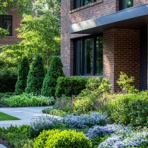 Brick Haven with an Evergreen Fringe