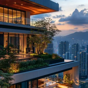 Terraced Skyline Garden Loft