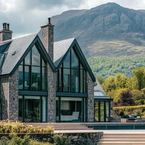 Spectacular Mountain-View Modern Mansion