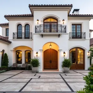 Sunset Chateau of Chic Intricacies