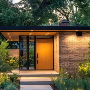 Illuminated Dusk: The Modern Bungalow Serenade
