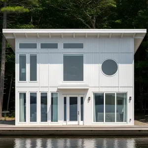 Placid Paddlehouse With a Splash of Modern Flair