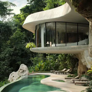Preview of Cliffside Cascade: Living in Nature’s Cradle
