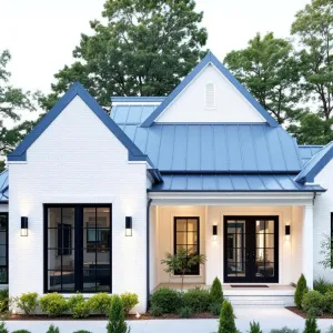 Gabled Elegance with a Dash of Drama