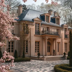 Blossoming Grandeur on Checkerboard Lane