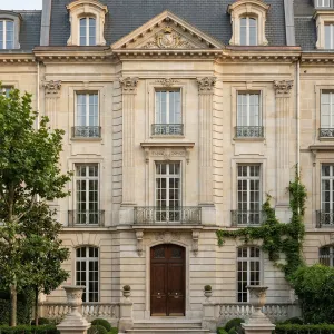 Urban Limestone Parisian Townhouse Elegance