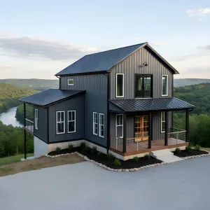 Riverside Charcoal Gable Retreat