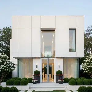 Boxy Brilliance: A Vision in White