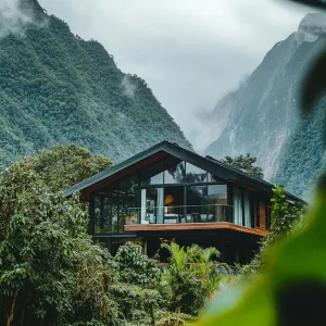 Modern Sanctuary Amid Mountain Majesty