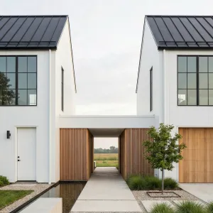 Courtyard Haven Barndominium With Linear Walk