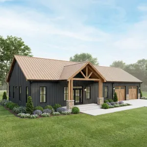 Copper Roof Meadow Barndo Residence