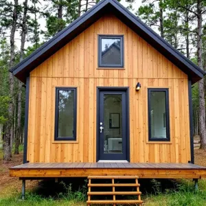 Forest Haven: A Tiny Timber Lodge