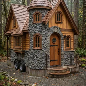 Raindrop Rampart Woodland Trailer Cottage