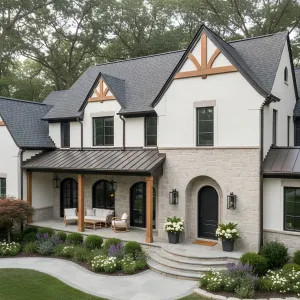 Timber-Crested Tudor Revival Haven