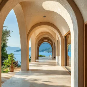 Majestic Mediterranean Mansion Arches: A Walkway to Wonder
