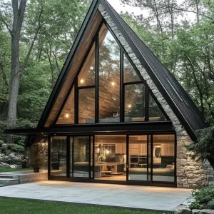 A-Frame Dreams: Where Glass Meets Grass