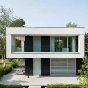 Band-Slab Balcony House